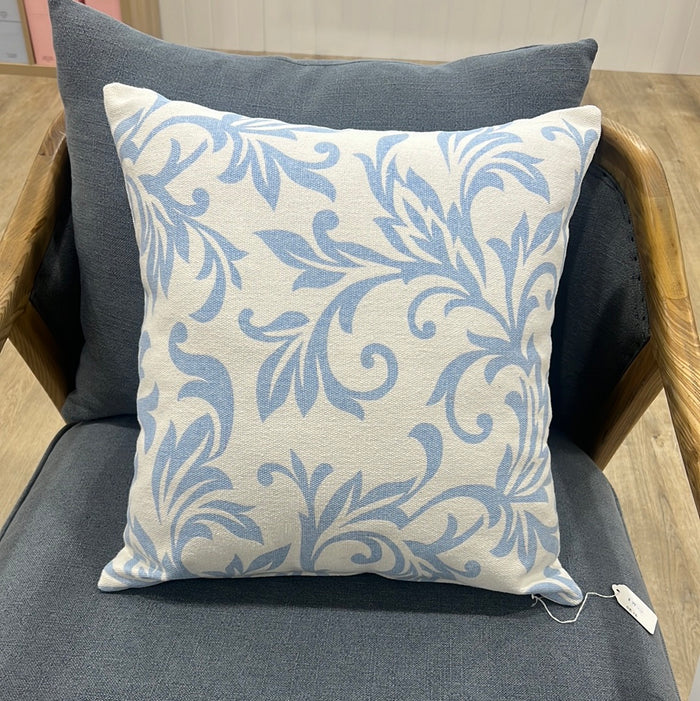 Blue Floral Cushion