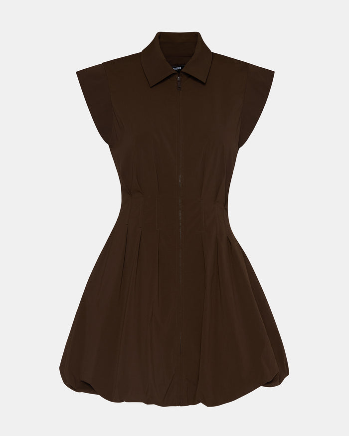 DYANNE DRESS DARK ESPRESSO
