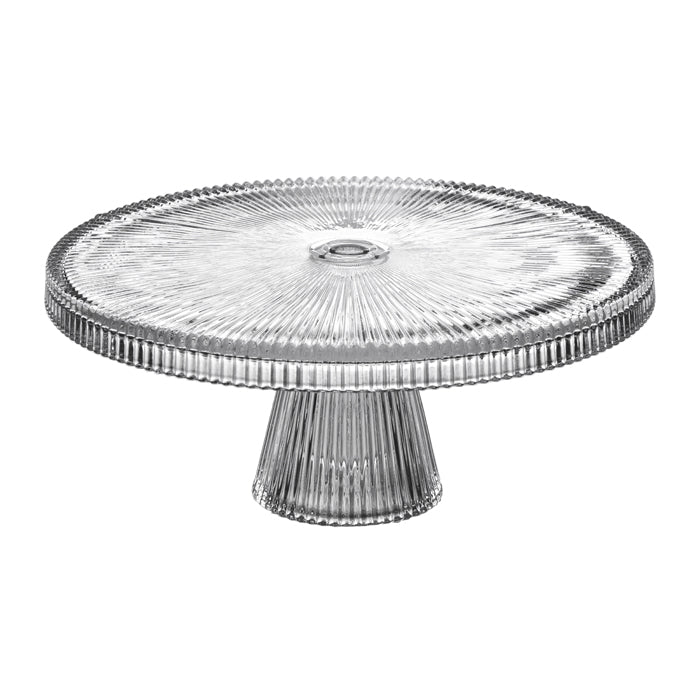 Farrah Clear Glass Cake Stand