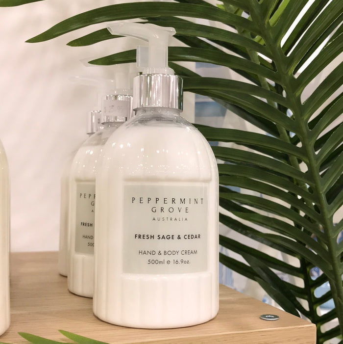 Fresh Sage & Cedar Hand & Body Cream