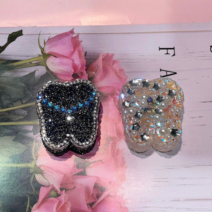Handmade Diamond A Tooth Storage Jar Resin Molds