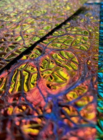 Iridescent Dichroic Film - Purple-Red