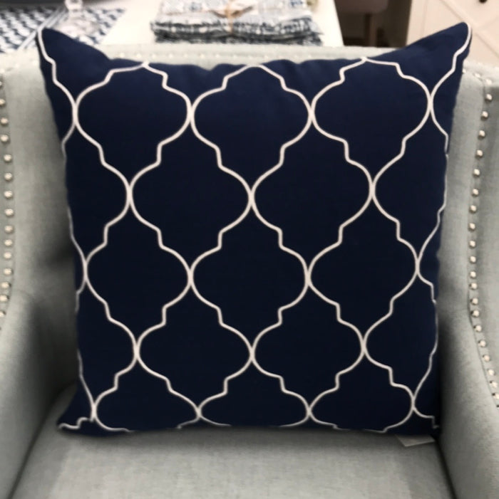 Mykonos Linen Navy Cushion