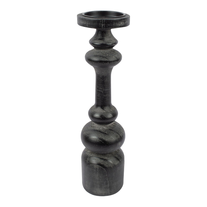 Nero Bold Pillar Candleholder 11x43cm