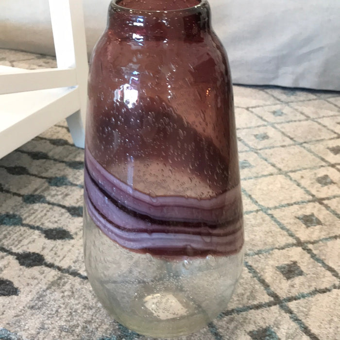 Pink tall vase