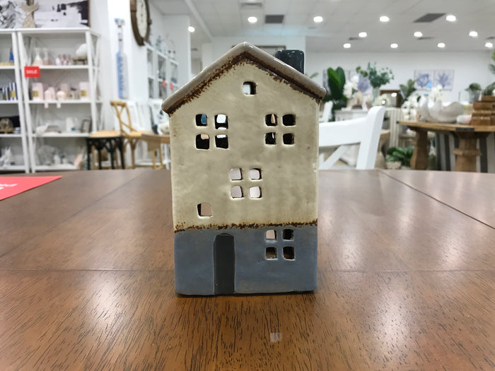 Saint Mail Tea Light House Stone Roof