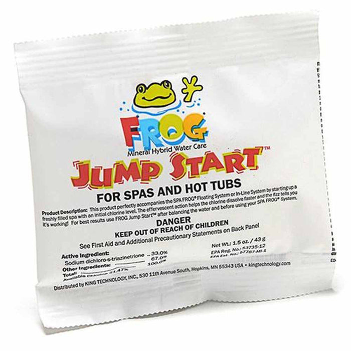 Spa Frog Hot Tub Mineral Jump Start Shock Chlorine Packets - Great Backyard Place