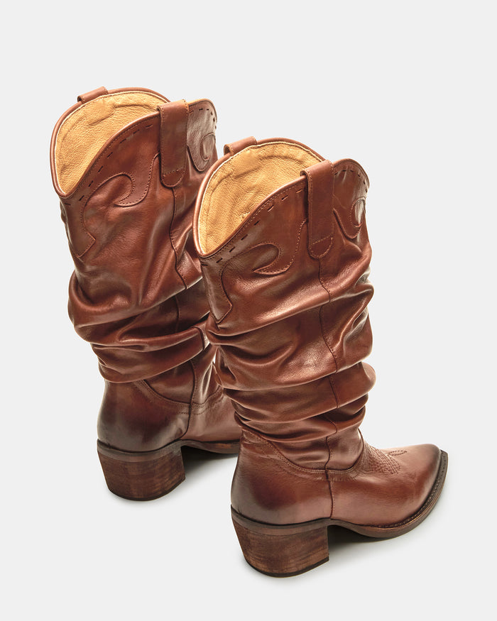 STAGE COGNAC LEATHER