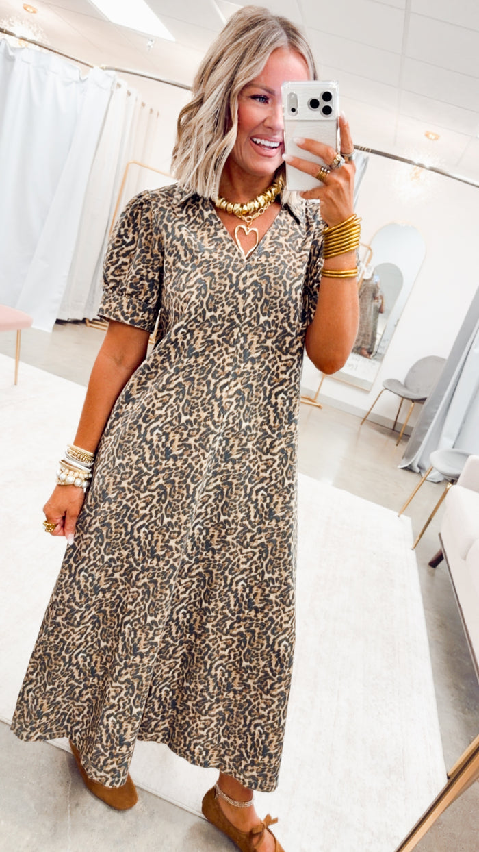 The Untamed Chic Midi Dress