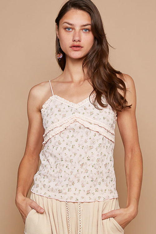Floral Lace Tank