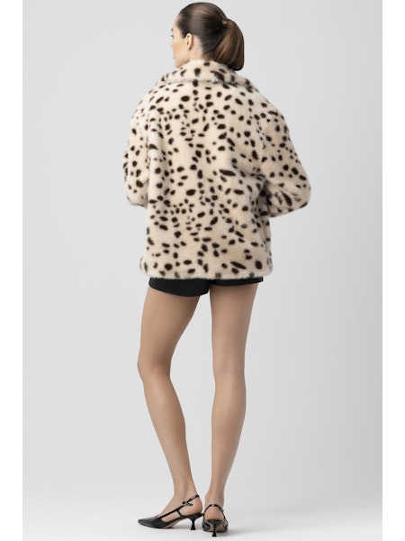 Blank NYC Short Faux Fur Coat