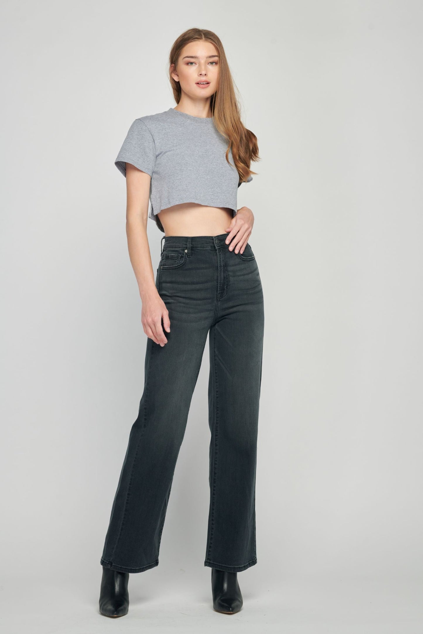 Hidden Logan High Waist Wide Leg