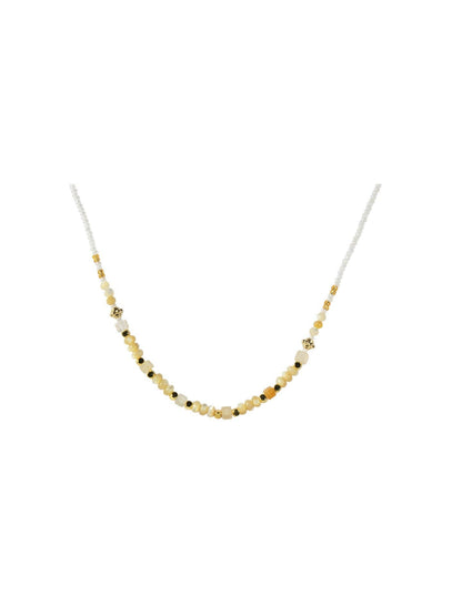 Bohemian Shell Colorful Beaded Choker Necklace