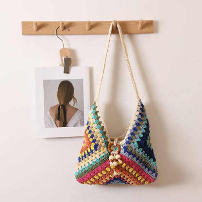 Beach Straw Shoulder Bag