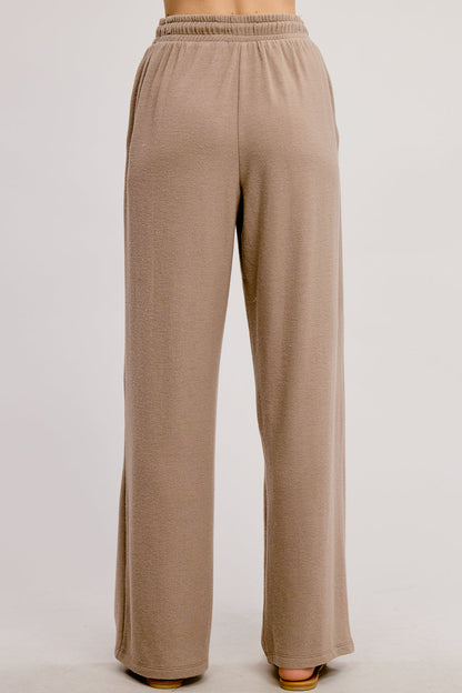 Brushed Straight Leg Sweatpants