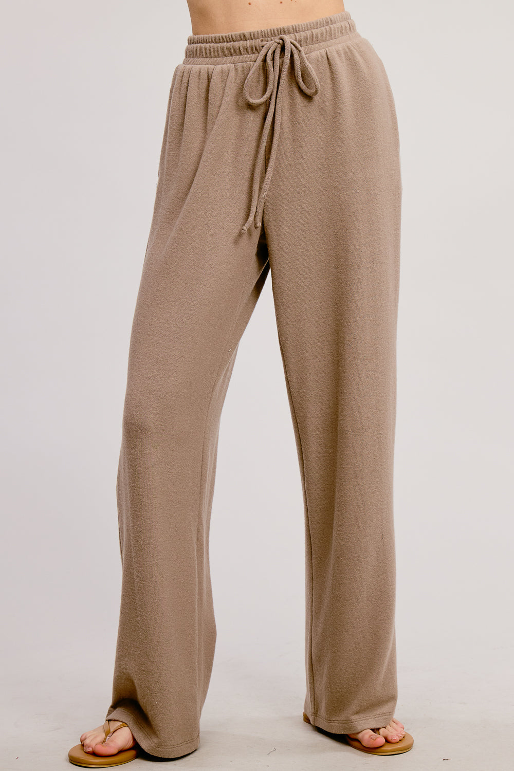 Brushed Straight Leg Sweatpants