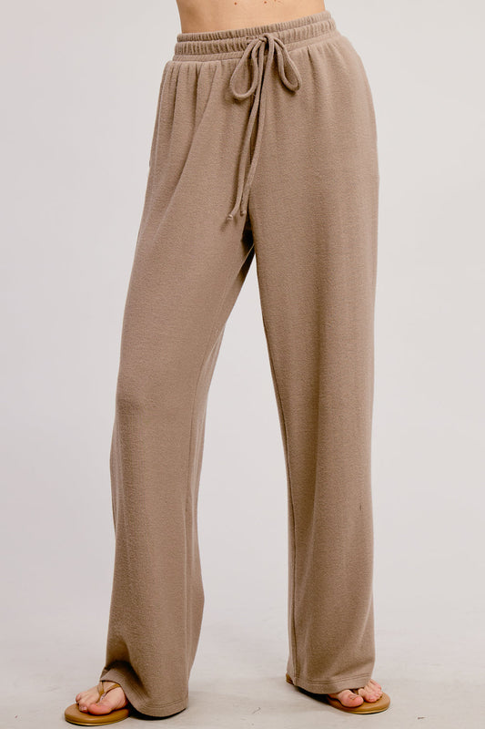 Brushed Straight Leg Sweatpants