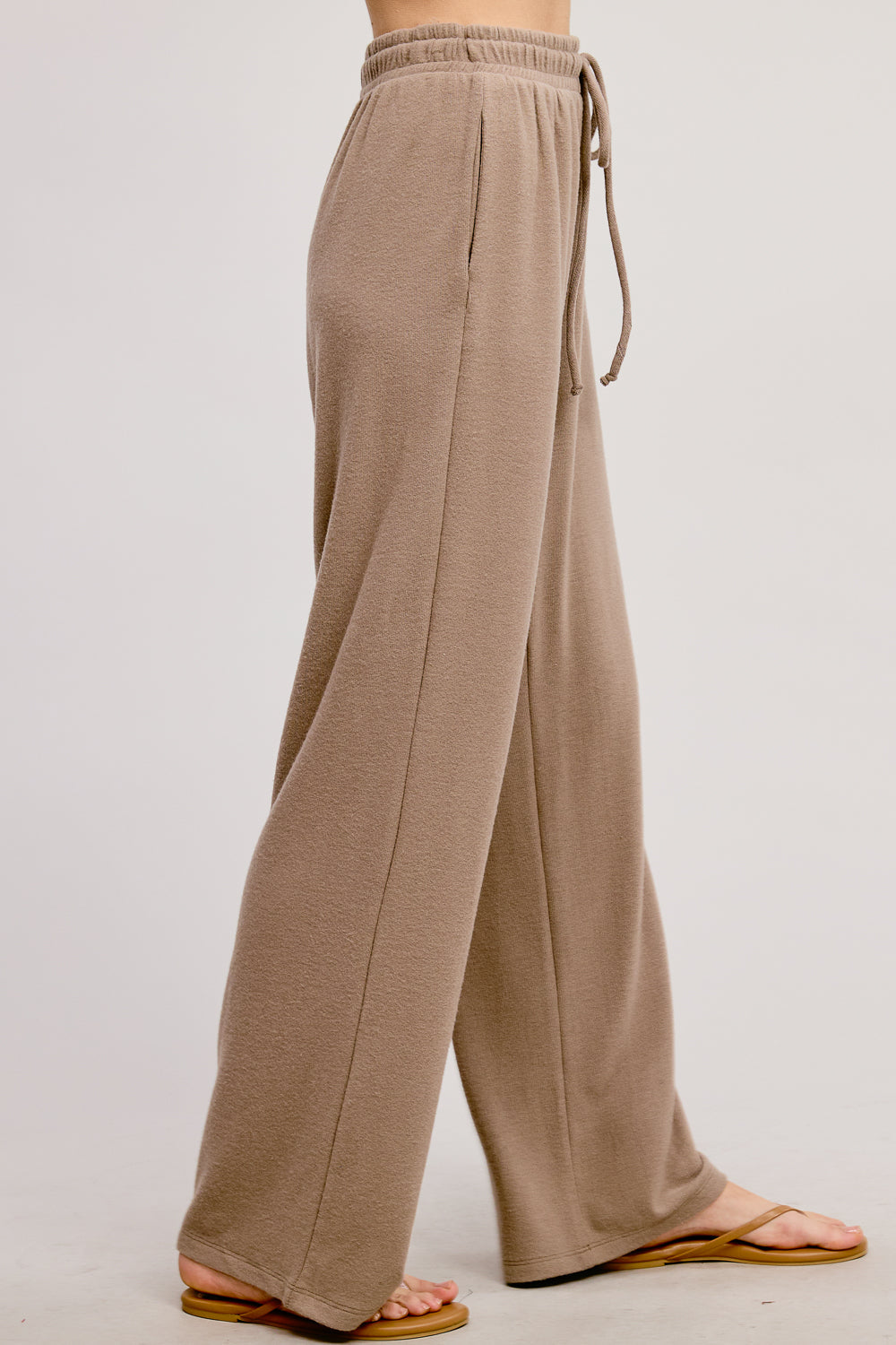 Brushed Straight Leg Sweatpants