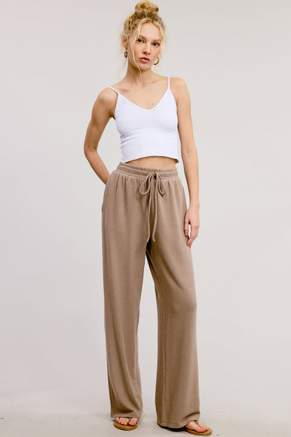 Brushed Straight Leg Sweatpants