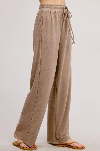Brushed Straight Leg Sweatpants