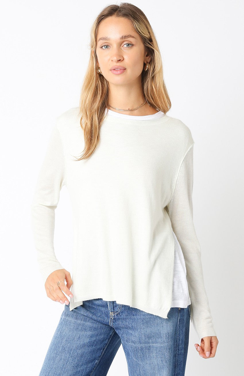 Layered Sweater Top