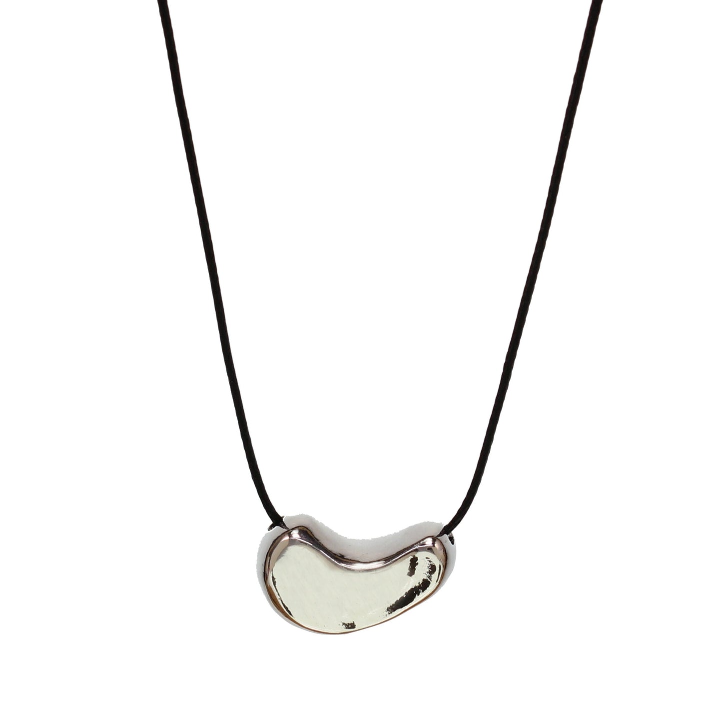 Kidney Shaped Pendant Necklace