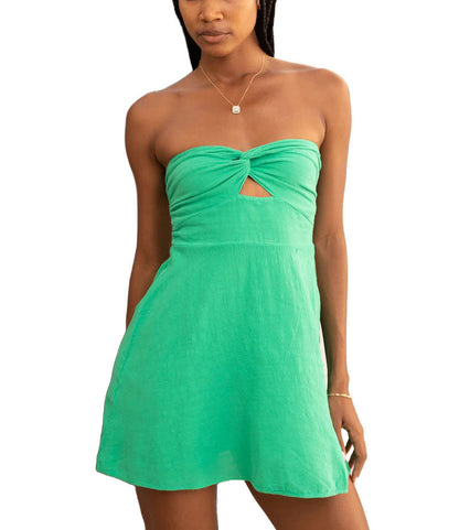Mykonos Strapless Twist Dress