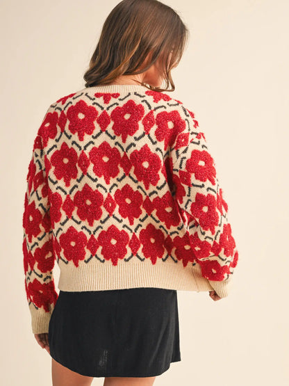 Flower Crewneck Sweater
