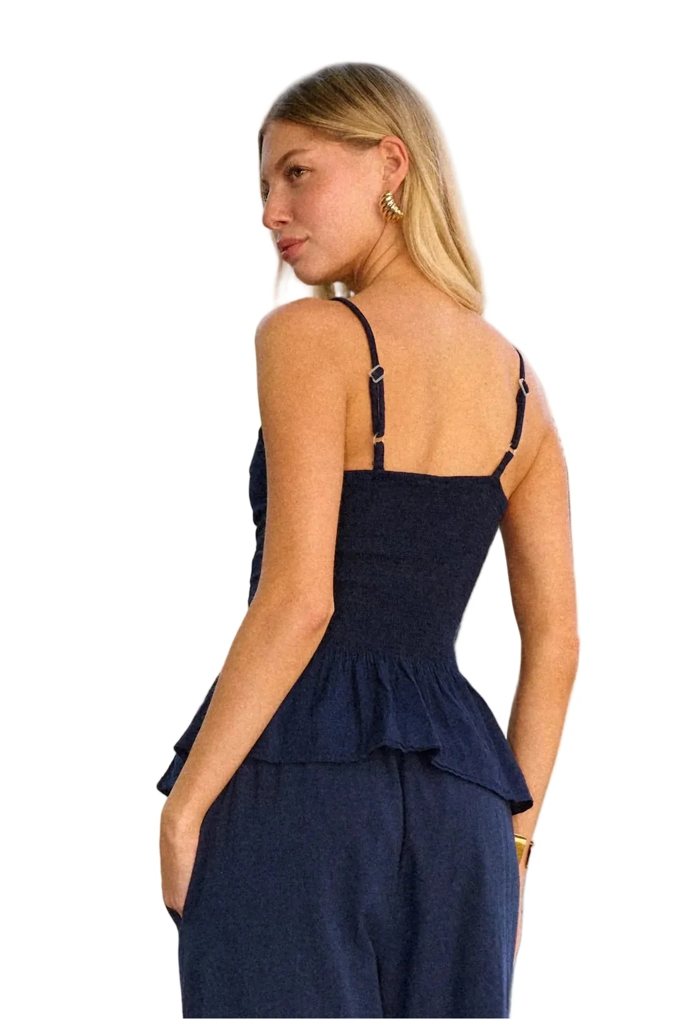 Corset Peplum Top