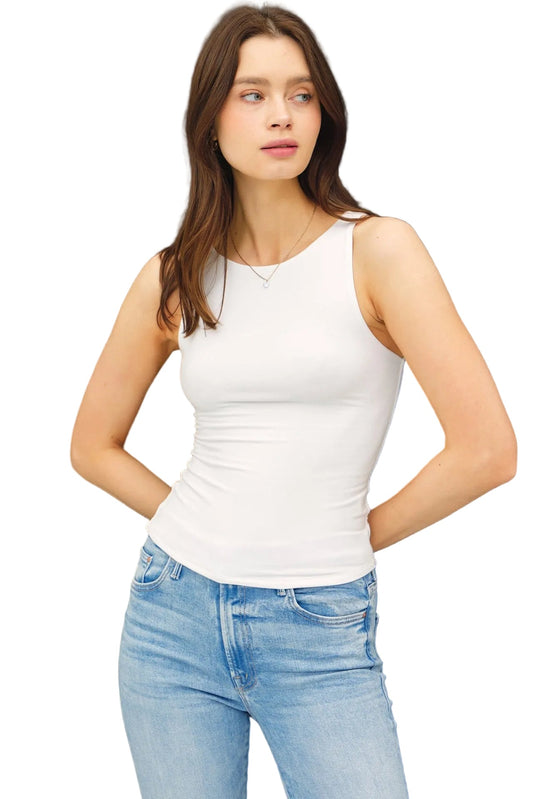 Basic Soft Boat Neck Tank