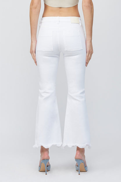 Hidden Cargo Pocket Cropped Flare