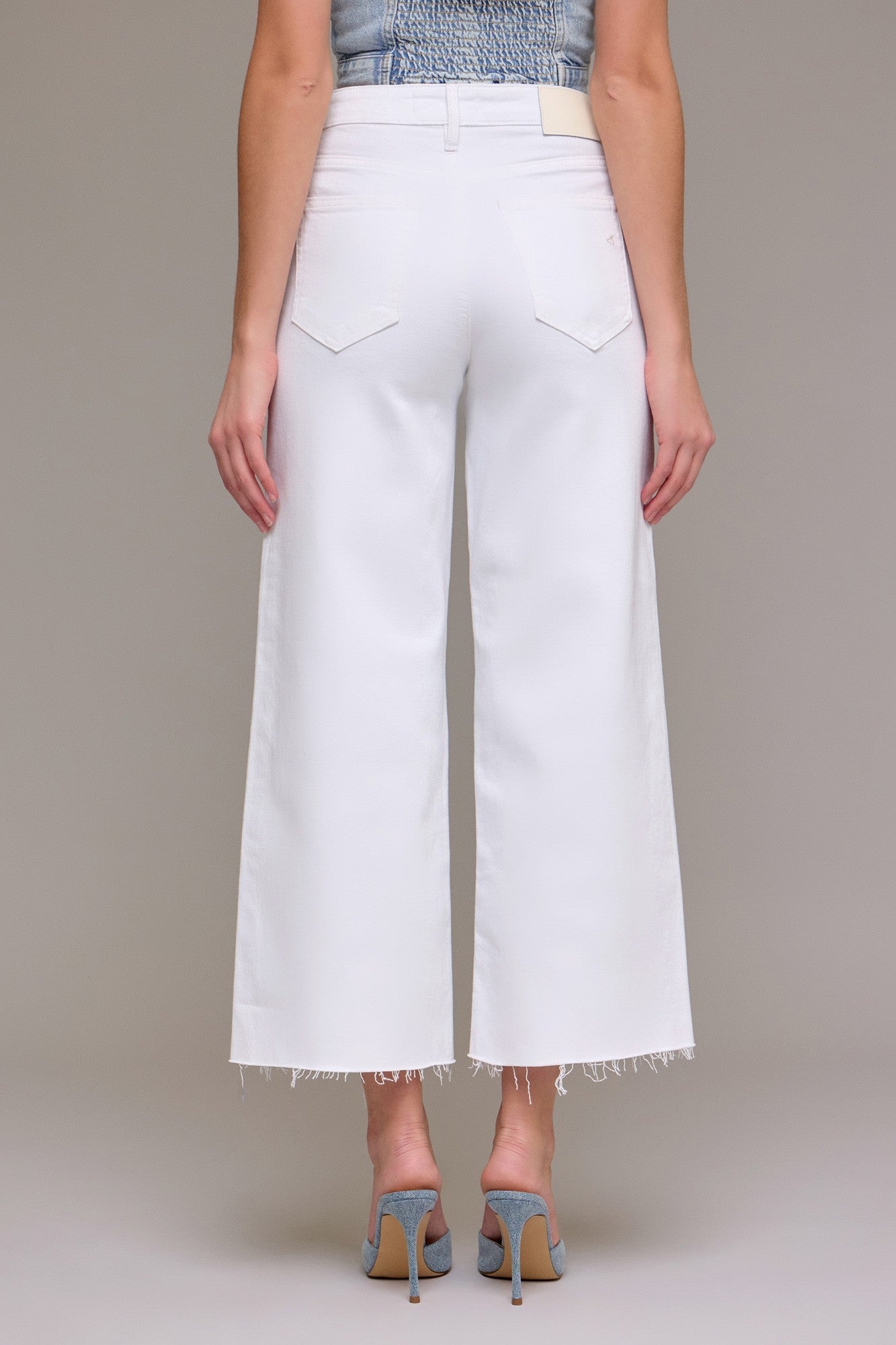 Hidden Nori Crop Wide Leg Jean