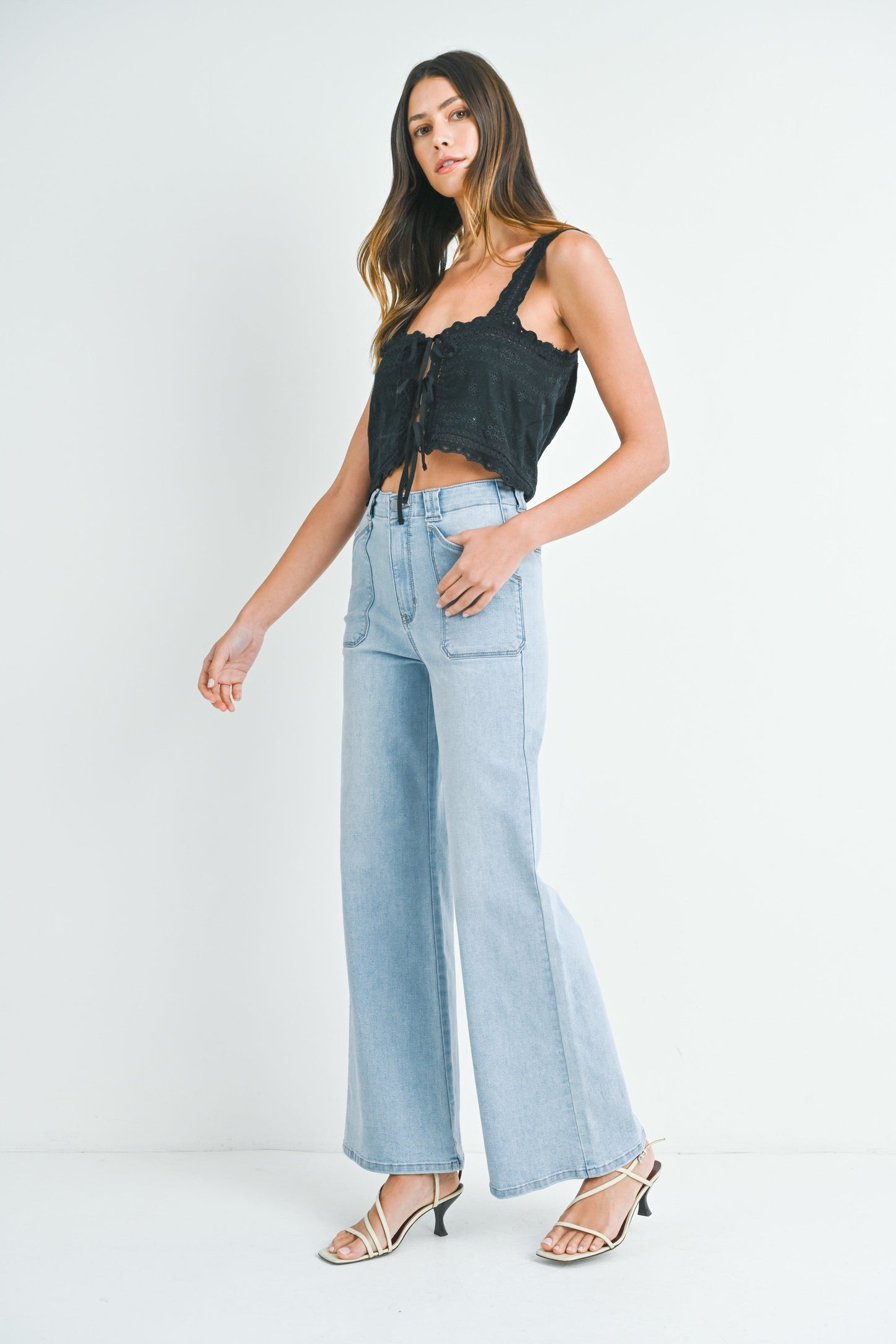 JBD Patch Pocket Wide Leg