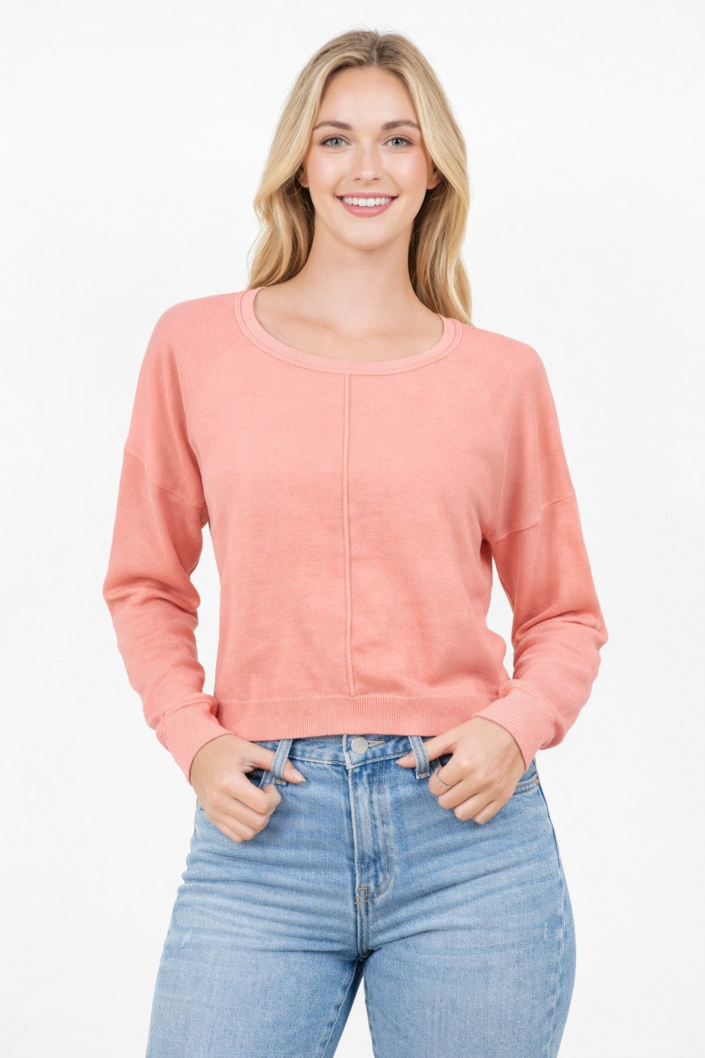 Eliza Front Seam Pullover