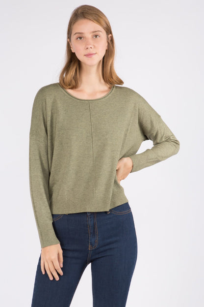 Eliza Front Seam Pullover