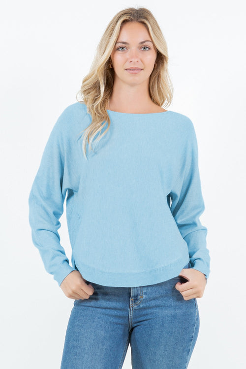 Rounded Hem Sweater