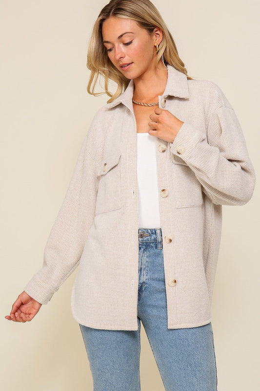 Button Down Shacket