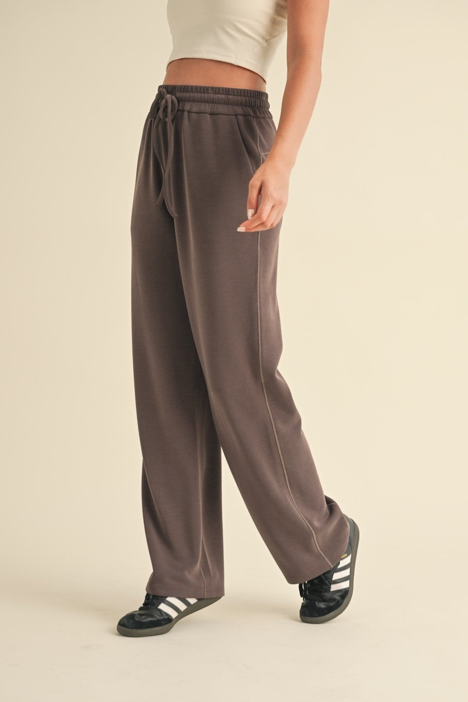 Core Super Soft Air Scuba Wide Leg Pant