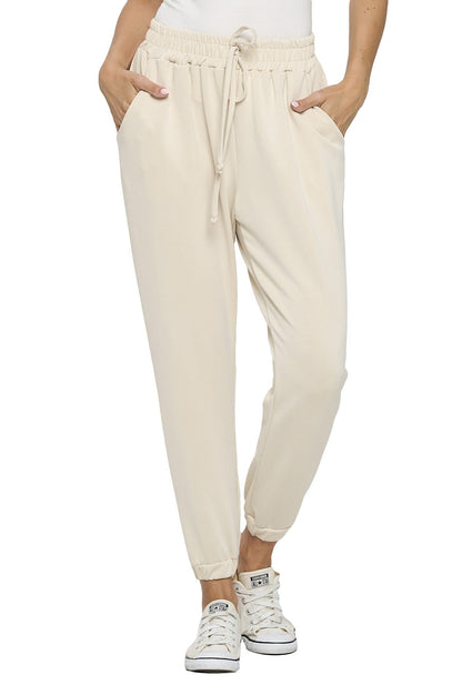 Drawstring Jogger with Pockets