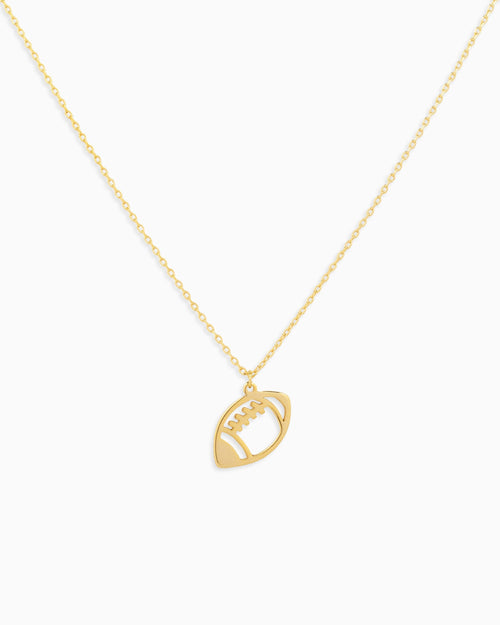 Football Cutout Necklace