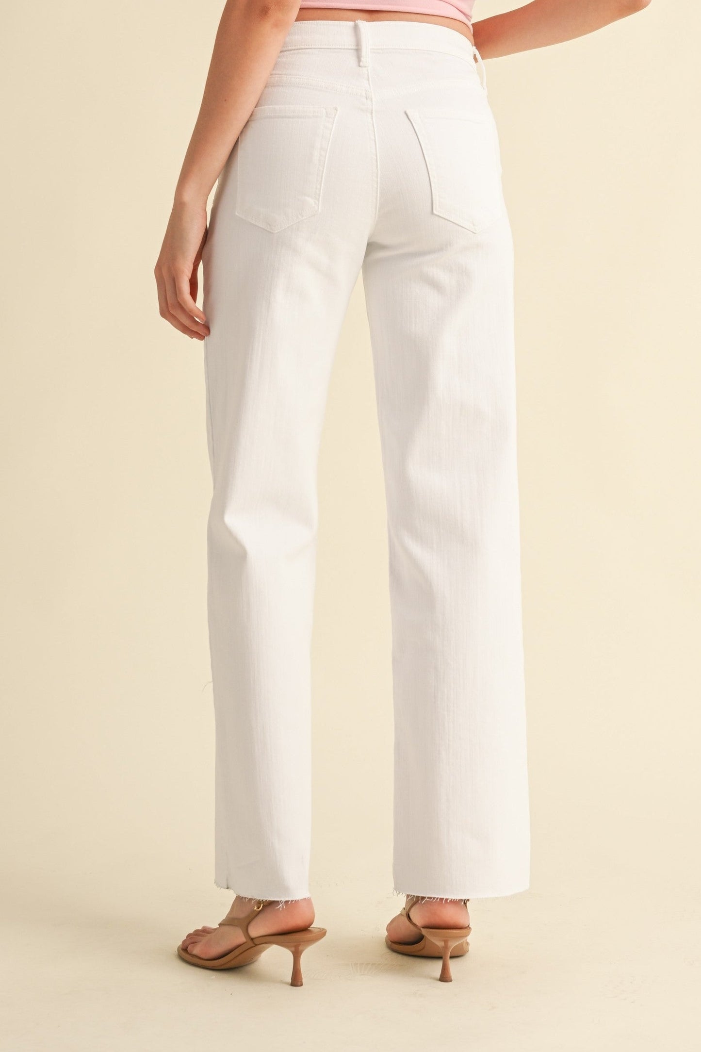 JBD Slim Palazzo with Scissor Cut Jeans