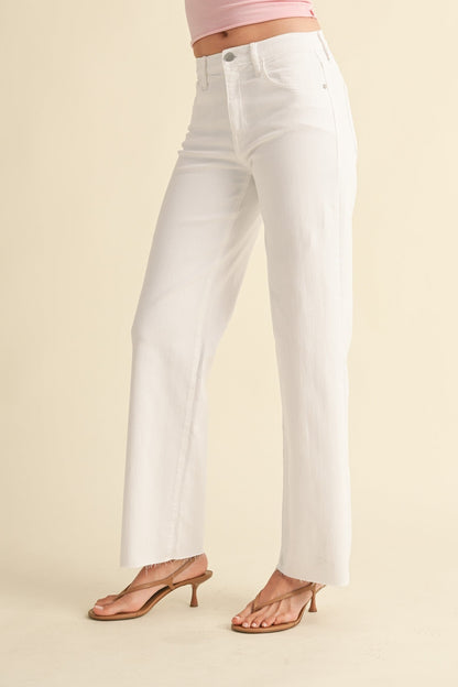 JBD Slim Palazzo with Scissor Cut Jeans