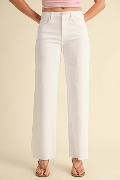 JBD Slim Palazzo with Scissor Cut Jeans