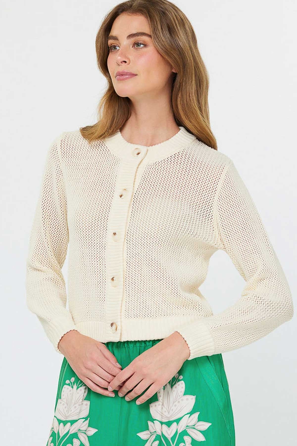 Button Front Cardigan