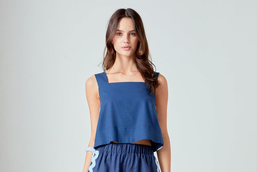 Endless Rose Ric Rac Sleeveless Top