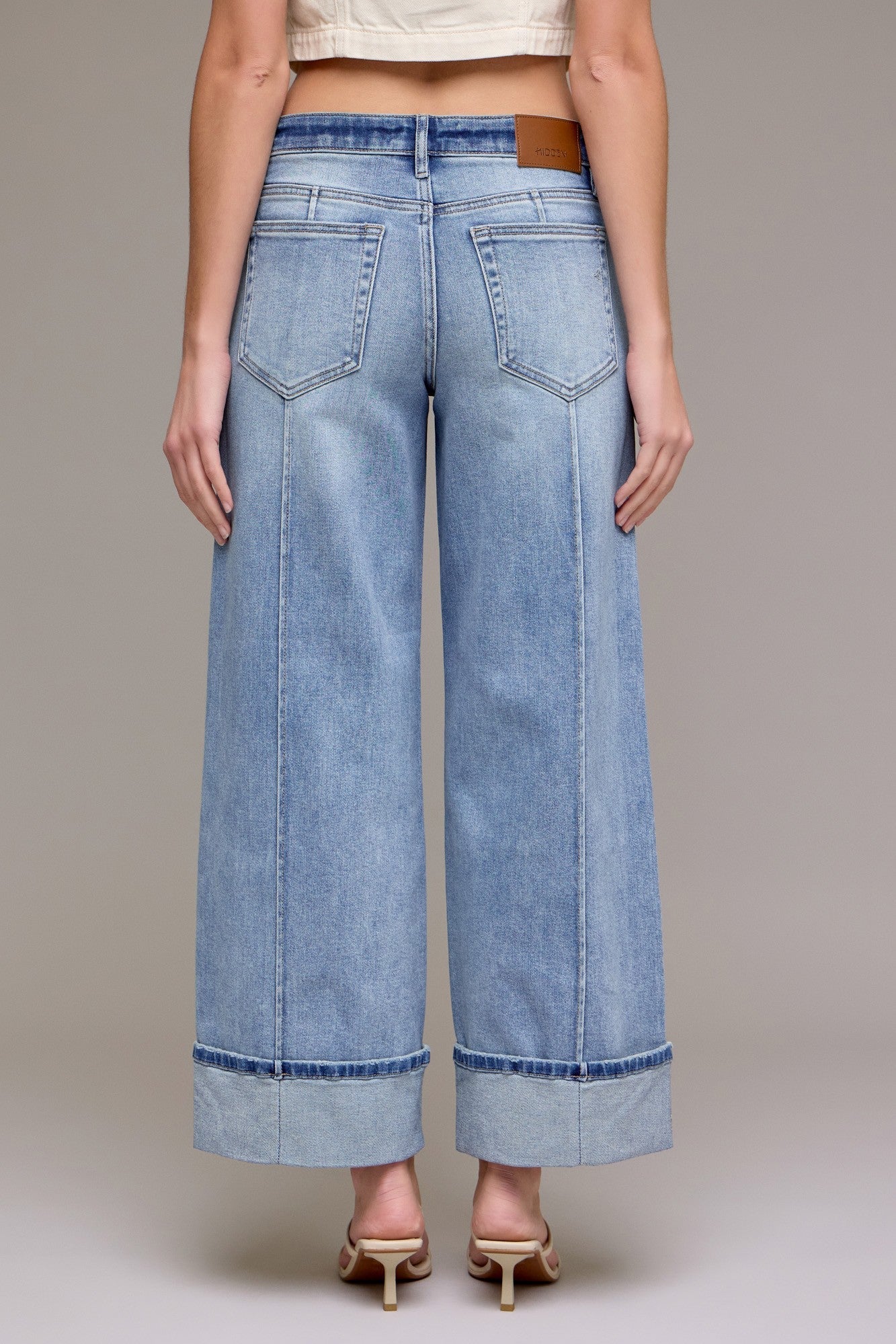 Hidden Nori Mid Rise Extra Wide Leg