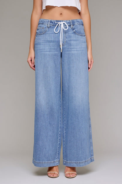 Hidden Nori Super Soft Drawstring Waistband Jean