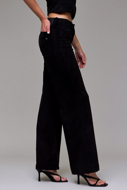 Hidden Suede Stretch Comfort Flare Pant