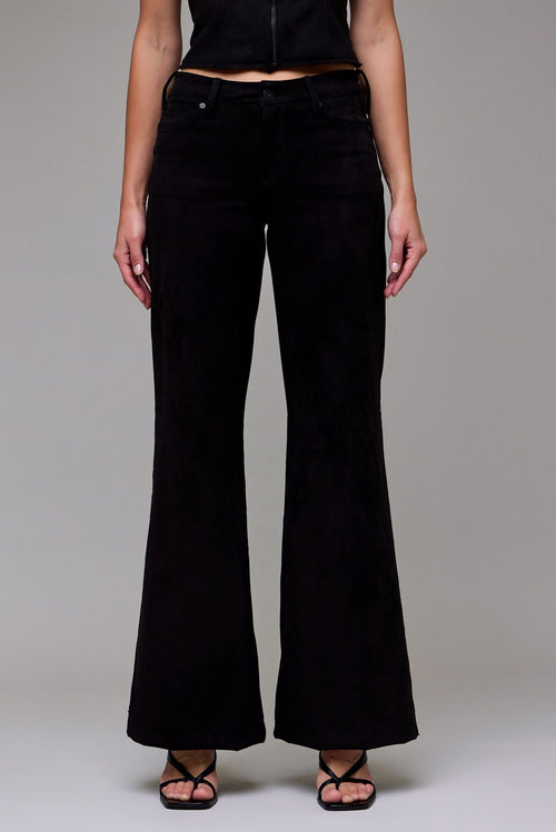 Hidden Suede Stretch Comfort Flare Pant