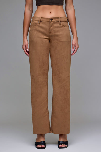 Hidden 32" Inseam Comfort Flare-Suede